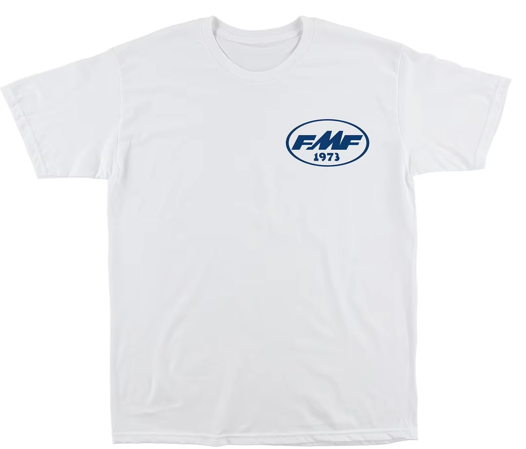 White LEAN IN FMF Racing Off R - Streetwear Brand Tees 评论和价格