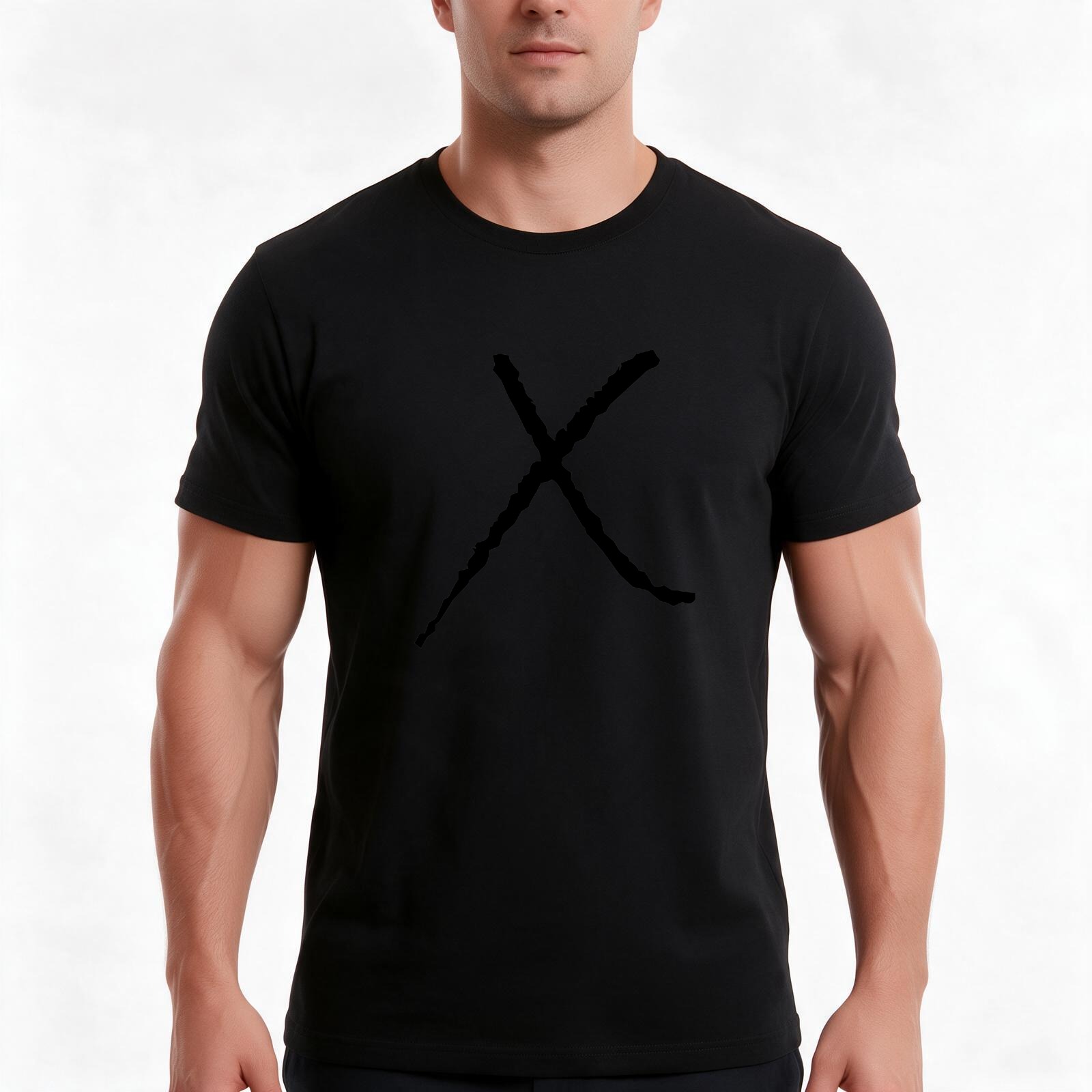 brand x logo (in the middle) T - Streetwear Brand Vintage 评论和价格