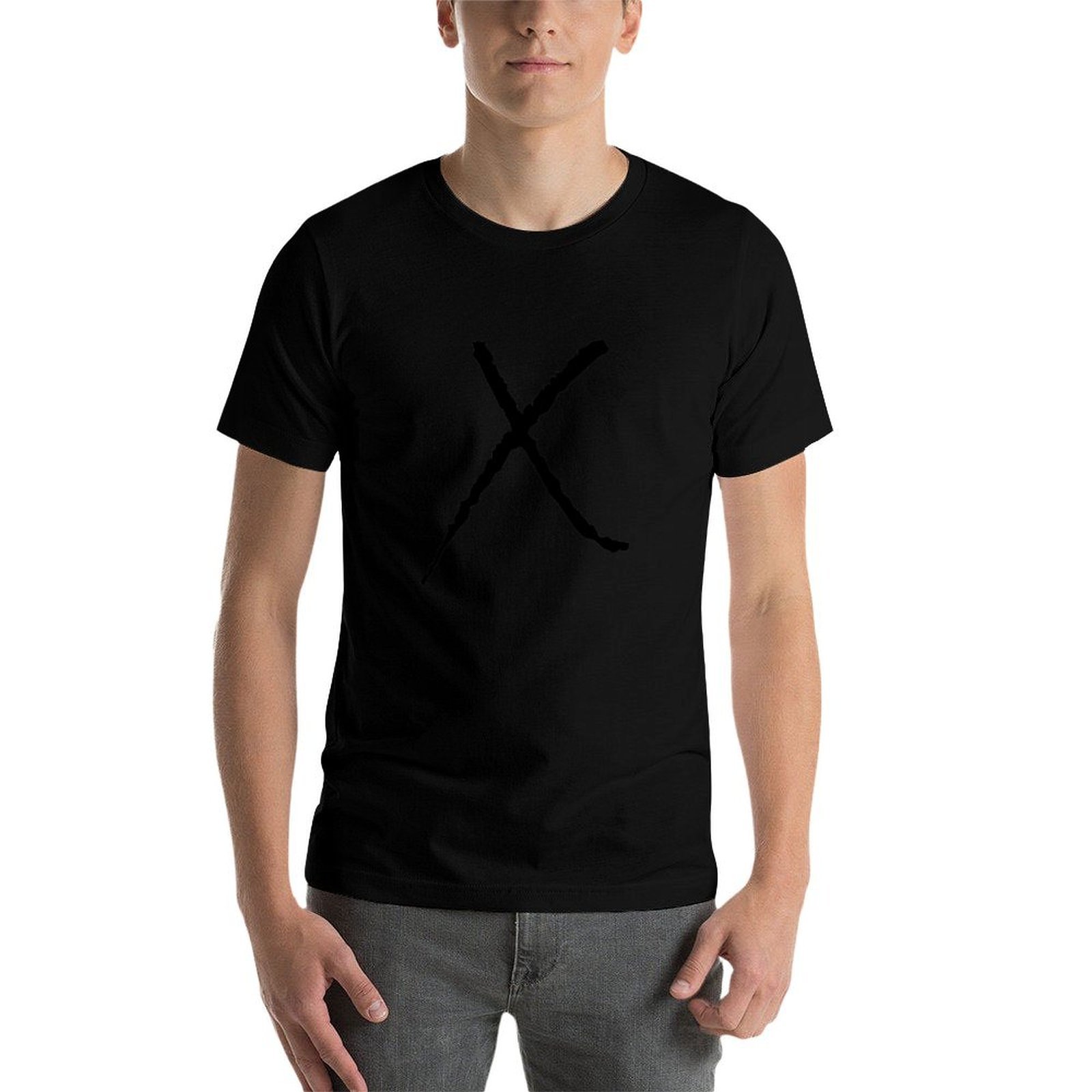brand x logo (in the middle) T - Streetwear Brand Vintage 评论和价格